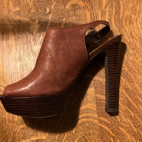 Aldo stocked heel rose, tan color, size 39 - Picture 11 of 13